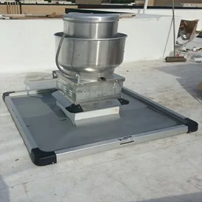 Rooftop grease containment system on an Las Vegas restaurant roof